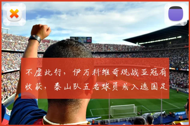 不虚此行，伊万科维奇观战亚冠有收获，泰山队五名球员或入选国足